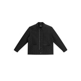 Men's Letter Jacquard Turn-Down Collar Jacket